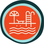 Ícone piscinas e academia